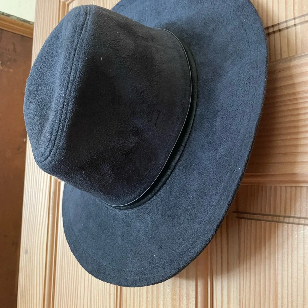 World Market - slate blue grey hat - Picture 5 of 5